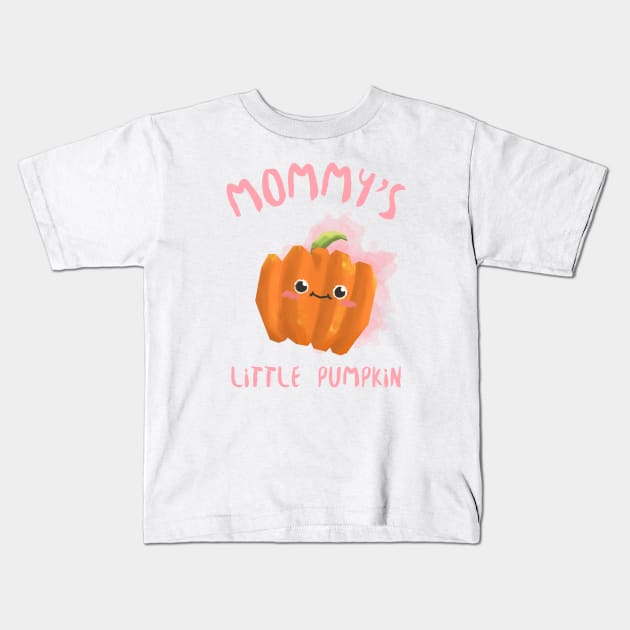 Mommy's little pumpkin - Baby halloween Kids T-Shirt by Mplanet